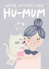 Cute Mother's Day card for a kitty-loving mum created by Lisa Greener