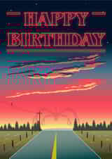 Funny Birthday Card - Stranger Things - Happy Birthday created by Jon Higham