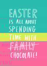 funny chocolate Easter Card 2172 created by Charly Clements