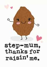 step-mum funny Mothers Day Card 5962 created by Mrs Best Paper Co.