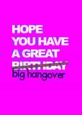 funny bright Birthday Card 13499 created by Oh My! Designs