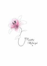 flower floral Mothers Day Card 35901 created by Gillian Panter