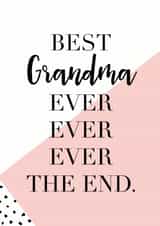 grandma grandmother Birthday Card 9023 created by Oh So Serendipity