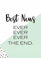 Best news ever! Wedding/engagement created by Oh So Serendipity