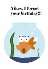 belated forgot Birthday Card 10013 created by Maria McGregor