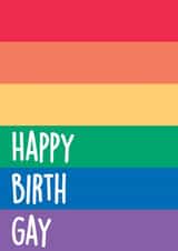 GAY LESBIAN Birthday Card 8555 created by Thirty Mussels