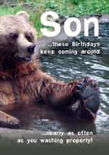 son funny Birthday Card 3208 created by JellynBean