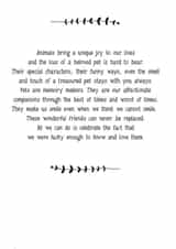 Loss of a beloved pet card created by Joanna Miller