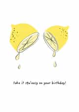 lemon pun Birthday Card 13606 created by Boo Hartgen