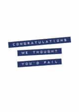 congratulations congrats Exams Card 12309 created by Dotish Designs