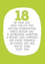 18th 18 Birthday Card 12989 created by Paper Plane