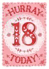 hurray watercolour Birthday Card 33835 created by Alexandra Snowdon