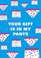 gift pants Birthday Card 13670 created by Bex Rocks