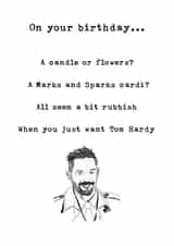 candle flowers Birthday Card 12499 created by Panda and the Prince