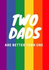 gay lgbt Father's Day Card 28732 created by Cards.Cards.Cards