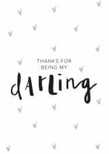 darling thanks Love & Friendship Card 4992 created by Art + Ace Studio