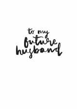 To my future husband created by Art + Ace Studio