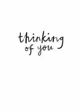 thinking of Just because Card 4997 created by Art + Ace Studio