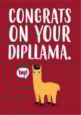 congratulations diploma Graduation Card 13737 created by Charli Tait Creative