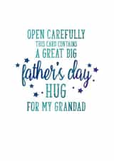 Big hug Father's Day card created by Ruby Wren Designs