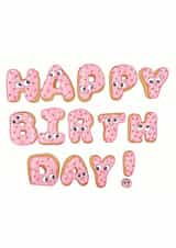 happy birthday Card 34109 created by Emily Harvey