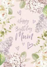 mum flower Birthday Card 2433 created by Lucy Ledger