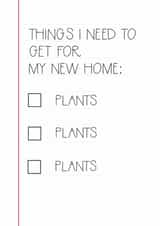 New home check list plant lover created by Tiny Steps