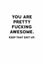 rude awesome Birthday Card 34161 created by Holy Flaps