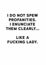 rude funny Just because Card 11900 created by Holy Flaps