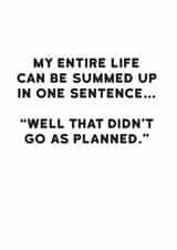 funny humour Just because Card 34162 created by Holy Flaps