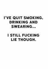 honest lie Love & Friendship Card 11904 created by Holy Flaps