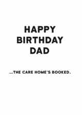 care home Birthday Card 11907 created by Holy Flaps