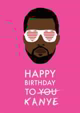 kanye west Birthday Card 7342 created by Rumble Cards
