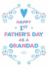 grandad Grandfather Father's Day Card 4793 created by Hello Fridays Studio