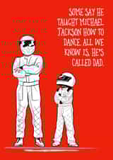 He's called Dad card created by Adam Regester