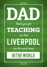 lfc liverpool Father's Day Card 12002 created by Diverse Pixels