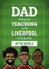 Liverpool Father's Day card 1001 created by Diverse Pixels