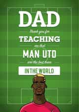 dad manutd Father's Day Card 34307 created by Diverse Pixels