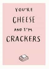 cheese crackers Anniversary Card 35399 created by Have a Gander
