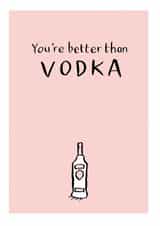 vodka alcohol Anniversary Card 35405 created by Have a Gander