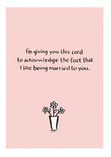 acknowledge i Anniversary Card 35408 created by Have a Gander