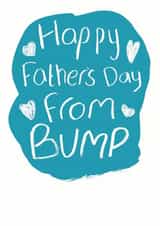 bump pregnancy Father's Day Card 9194 created by Alexia Claire