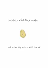 potato love Card 29924 created by Lou La La