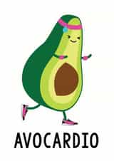avocado funny Humour Card 8923 created by Of Life & Lemons Ltd.