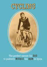 Dad - Cycling - Father's Day - Birthday - Card created by Pink wink