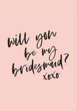Bridesmaid - pink design created by Knockknockpennystudio