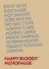 happy bloody Birthday Card 5606 created by Lizzie O'Grady