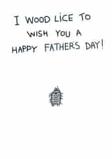 I wood Father's Day Card 36927 created by Reason to Send