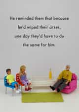 dad humour Father's Day Card 33840 created by Bold & Bright Cards