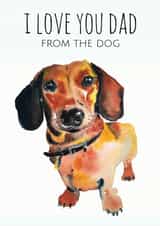 From the dog Father's Day card 1000 created by Jo Scott Art